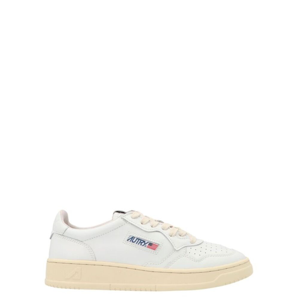 Autry White Cowhide Women's Sneakers